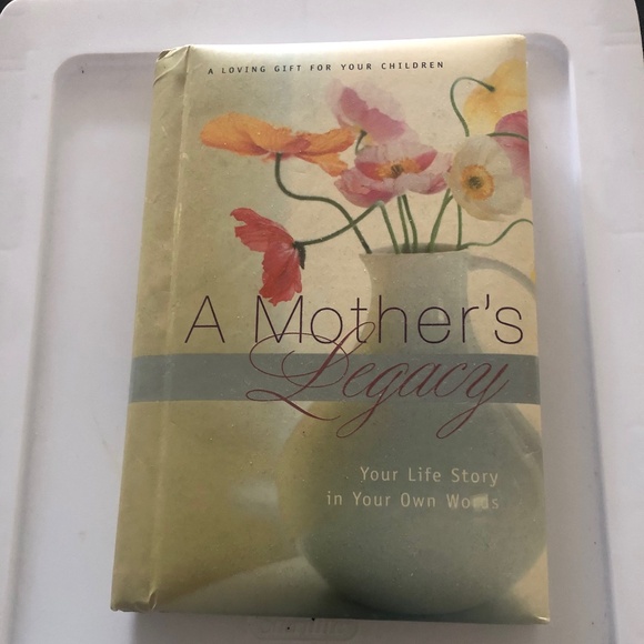 A Mothers Legacy book, a life story journal in your words to hand down - Picture 1 of 6